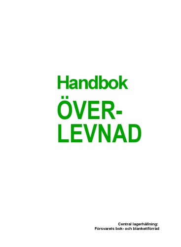 Handbok överlevnad