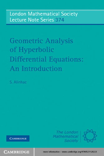 Geometric analysis of hyperbolic differential equations: an introduction