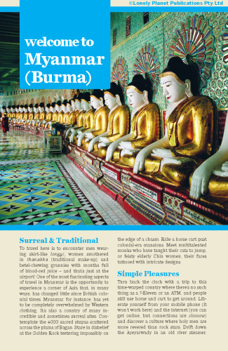 Lonely Planet Myanmar (Burma), 11th Edition (Country Travel Guide)