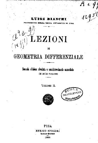 Lezione di geometria differenziale