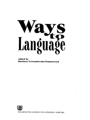 Ways to language