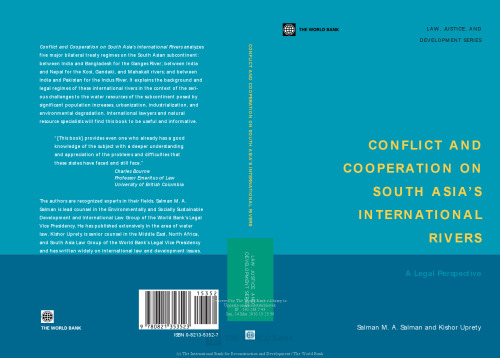 Conflict and cooperation on South Asia's international rivers: a legal perspective