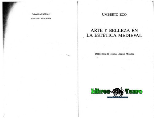 Arte y Belleza en la Estetica Medieval