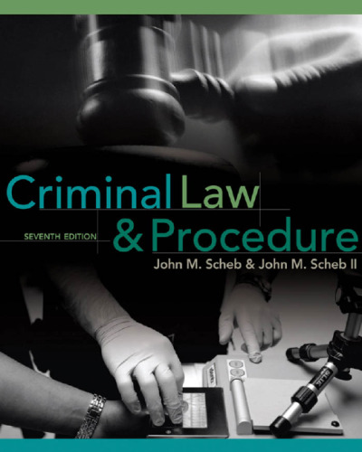 Criminal Law and Procedure