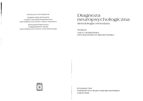 Badanie neuropsychologiczne: procedura i ocena