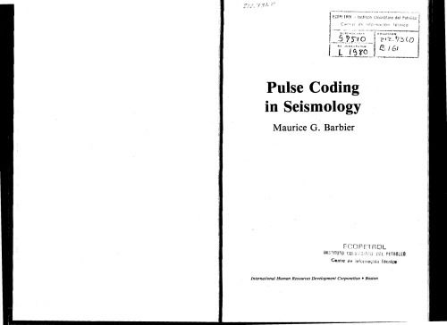 Pulse Coding in Seismology