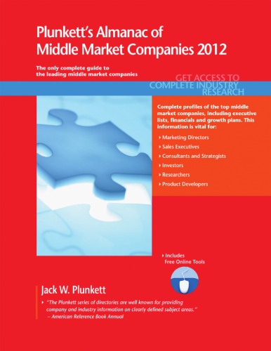 Plunkett's Almanac of Middle Market Companies 2012