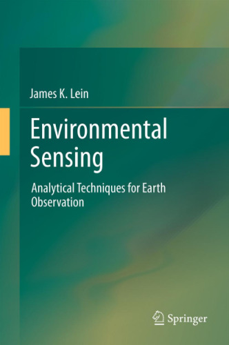 Environmental Sensing: Analytical Techniques for Earth Observation