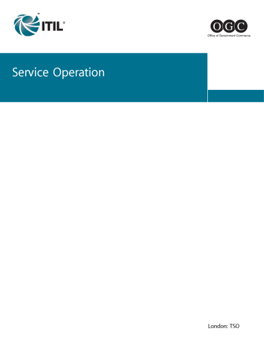 Service Operation Book (ITIL)