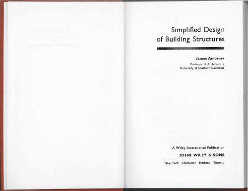 Simplified design of building structures