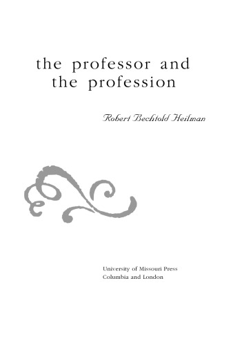 The Professor and the Profession