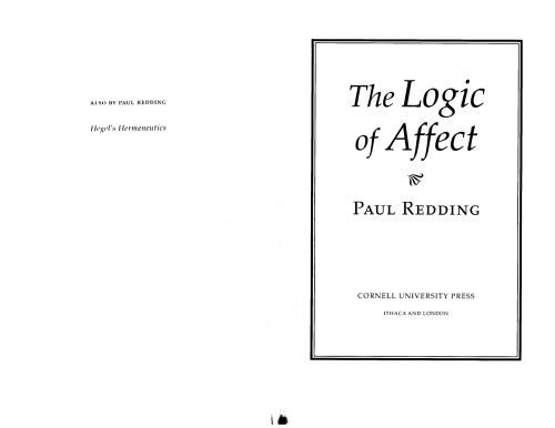 The Logic of Affect