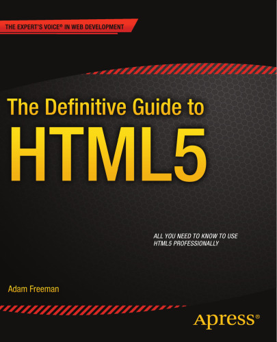 The Definitive Guide to HTML5