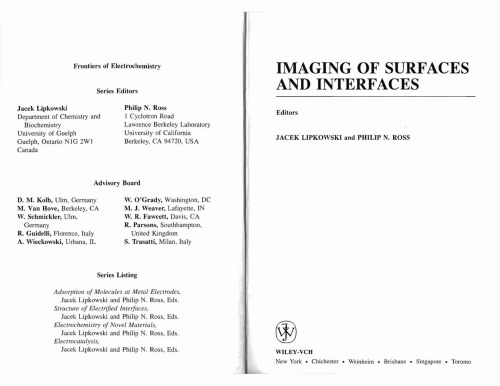 Imaging of surfaces and interfaces