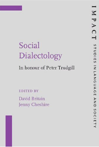 Social dialectology: in honour of Peter Trudgill