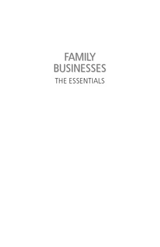 Family Businesses: The Essentials