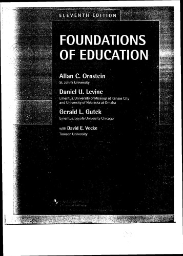 Foundations of Education