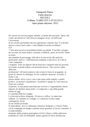 Carta straccia: il potere inutile dei giornalisti italiani