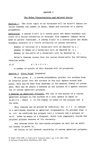 Differential Geometry in the Large: Seminar Lectures New York University 1946 and Stanford University 1956