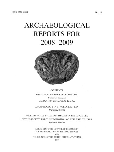 Archaeological Reports for 2008-2009