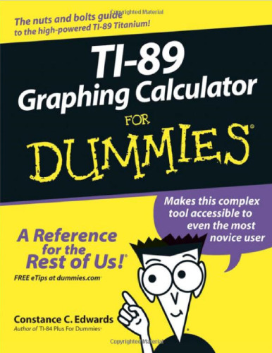 TI-89 graphing calculator for dummies