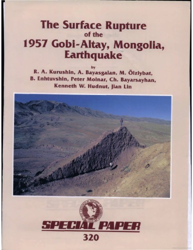 The surface rupture of the 1957 Gobi-Altay, Mongolia, earthquake