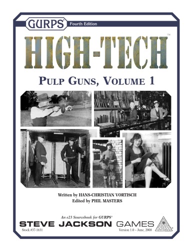 GURPS High Tech: Pulp Guns 1