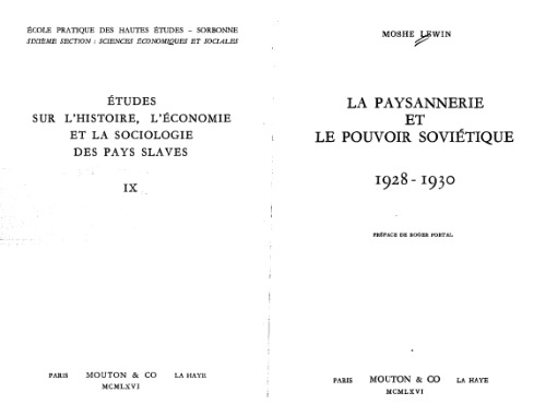 La paysannerie et le pouvoir soviétique, 1928-1930