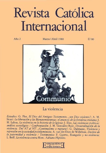 Revista Católica Internacional Communio 2 (1980): La Violencia