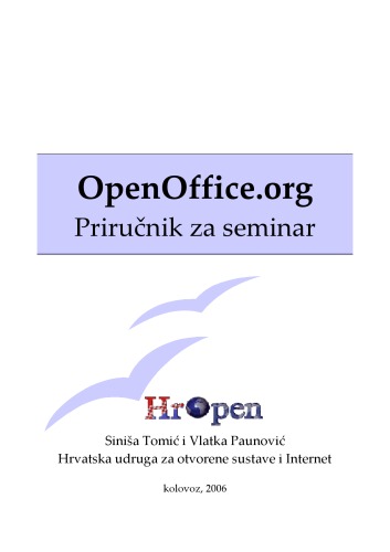 OpenOffice.org: Priručnik za seminar