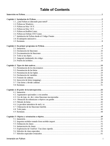 Inmersión en Python