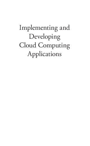 Implementing and Developing Cloud Computing Applications