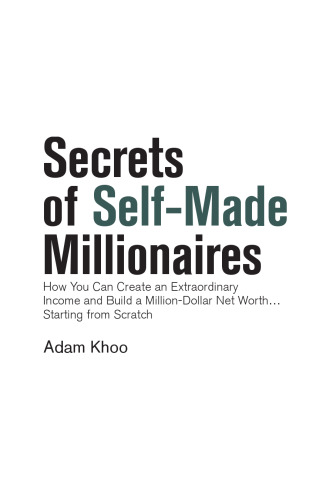 Secrets Of Self Made Millionaires