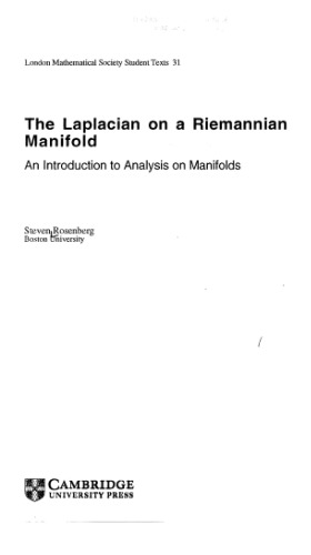 Laplacian on Riemannian manifold