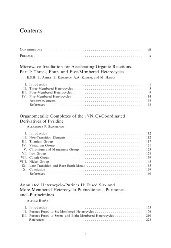 Advances in Heterocyclic Chemistry