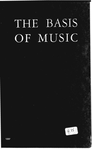 The Basis of Music