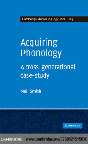 Acquiring phonology: a cross-generational case-study