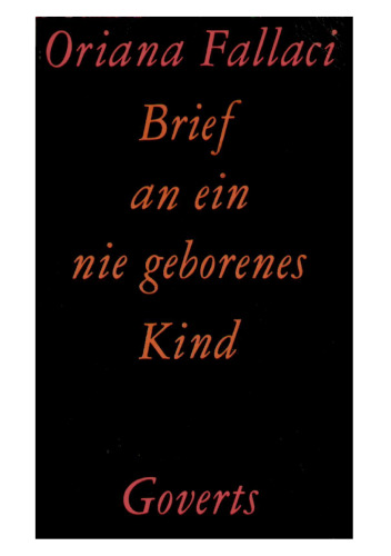 Brief an ein nie geborenes Kind