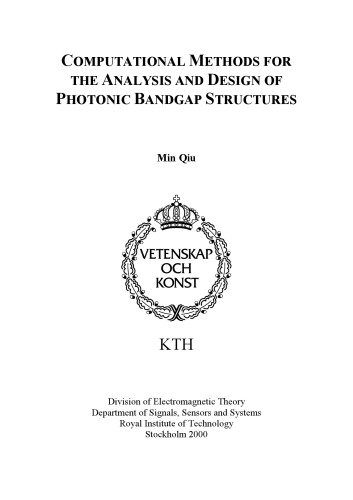 Computational methods for the analysis and design of photonic bandgap structures