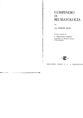 Compendio de reumatología