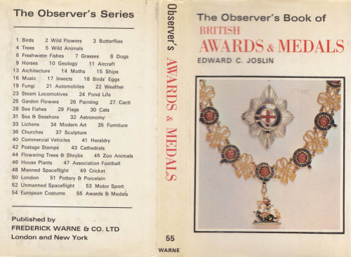 The Observer's Book of British Awards and Medals (Observer's Pocket)