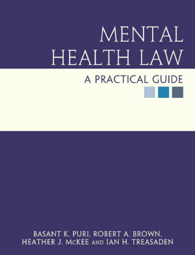 Mental Health Law: A Practical Guide