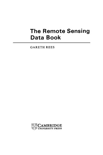 The Remote Sensing Data Book