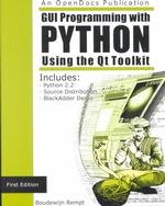 GUI programming with Python: using the Qt toolkit