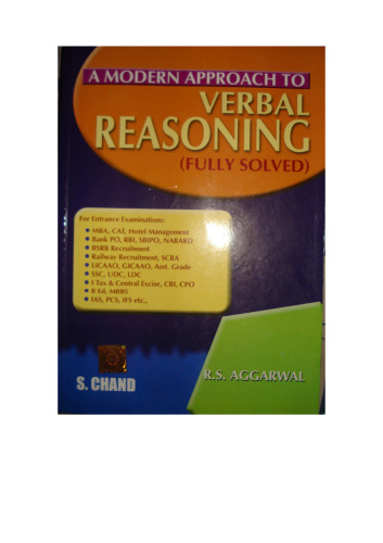 A Modern Approach to Verbal Reasoning