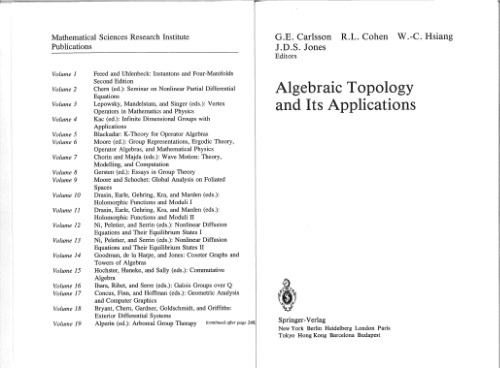 Algebraic Topology and Its Applications