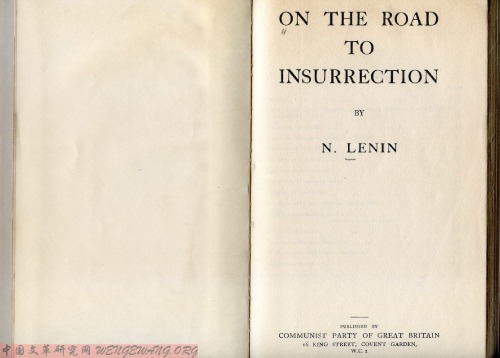 On the Road to Insurrection