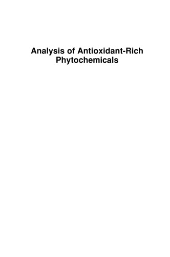 Analysis of Antioxidant-Rich Phytochemicals