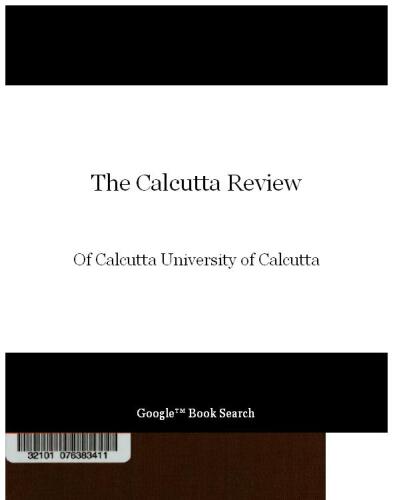 The Calcutta Review, Volume 28