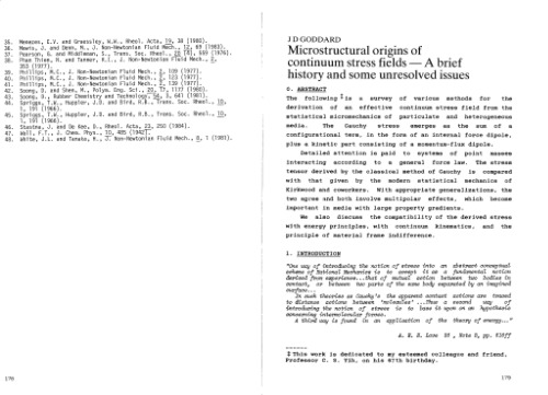 Microstructural origins of continuum stress fields - A brief history and some unresolved issues